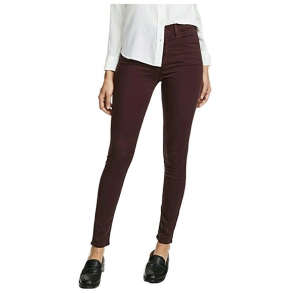 J Brand Pants - J Brand Wine Colored  Skinny Pants